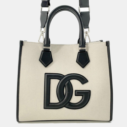 Dolce & Gabbana: Чёрная сумка-шоппер 