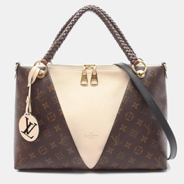 Louis Vuitton: Коричневая сумка-шоппер 