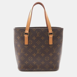 Louis Vuitton: Коричневая сумка-шоппер 