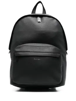 Calvin Klein: Чёрный рюкзак 