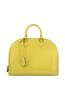 Louis Vuitton Pre-Owned: Жёлтая сумка-шоппер 