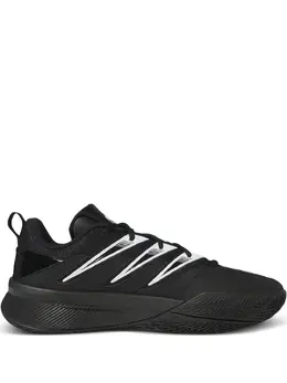 adidas: Чёрные кроссовки  Dame