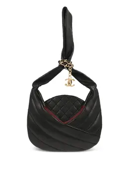 CHANEL Pre-Owned: Чёрная сумка 
