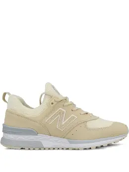 New Balance: Светлые кроссовки  574