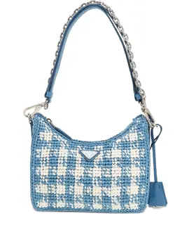 Prada Pre-Owned: Голубая сумка 