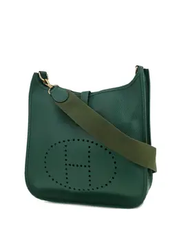 Hermès Pre-Owned: Зелёная сумка 