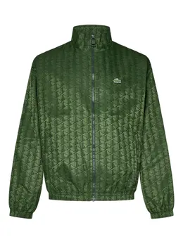 Lacoste: Зелёная куртка 