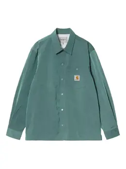Carhartt WIP: Зелёная рубашка 