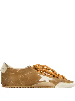 Golden Goose: Коричневые кроссовки  Star
