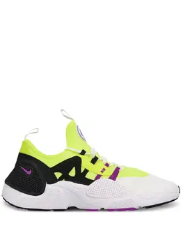 Nike: Зелёные кроссовки  Huarache
