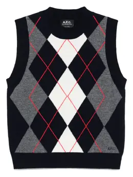 A.P.C.: Синий жилет 