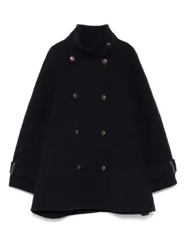 Brunello Cucinelli: Синее пальто 