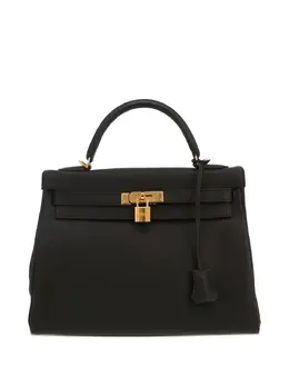 Hermès Pre-Owned: Чёрная сумка 
