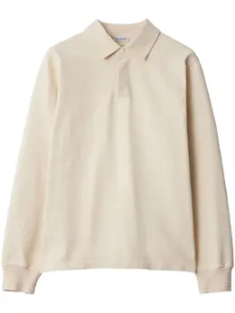 Burberry: Хлопковое поло 