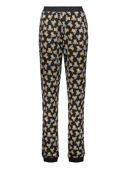 Moschino: Брюки с принтом 