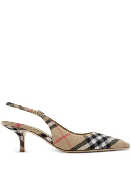 Burberry: Бежевые туфли 
