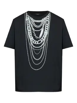 Balmain: Футболка с принтом 