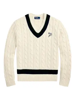 Polo Ralph Lauren: Бежевый свитер 