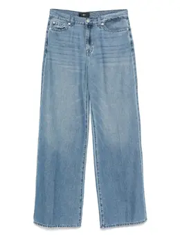 7 For All Mankind: Светлые джинсы  Lotta