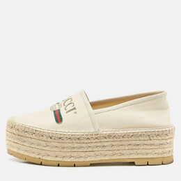 Gucci: Белые мокасины 