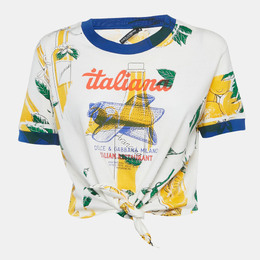 Dolce & Gabbana: Белый топ 