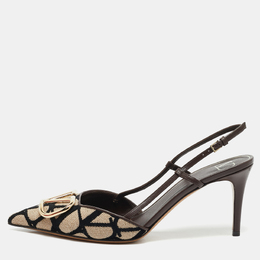 Valentino: Коричневые туфли  VLogo