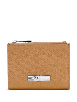Longchamp: Оранжевый кошелёк 