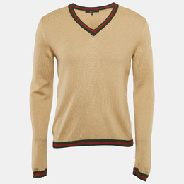 Gucci: Бежевый свитер  Web