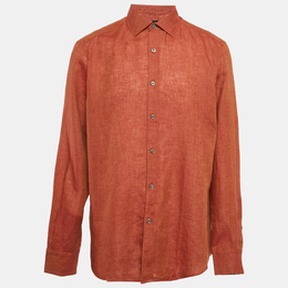 Ermenegildo Zegna: Коричневая рубашка 