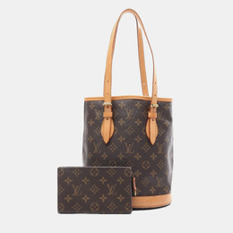 Louis Vuitton: Коричневая сумка 