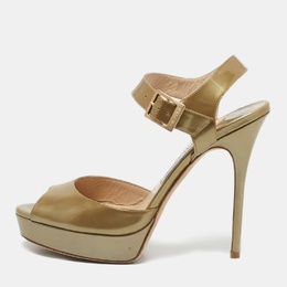 Jimmy Choo: Зелёные сандалии 