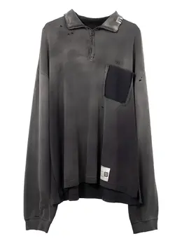 Maison MIHARA YASUHIRO: Чёрный свитшот 