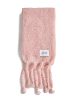 Jil Sander: Розовый шарф 