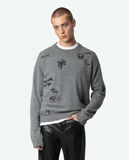 Zadig & Voltaire: Свитер с принтом 