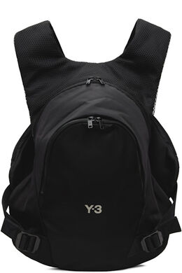 Y-3: Чёрный рюкзак 
