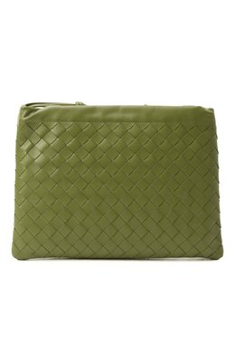 Bottega Veneta: Зелёная сумка 