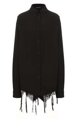 Balenciaga: Кружевная рубашка 