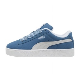 PUMA: Голубые кроссовки  Suede
