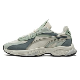 PUMA: Зелёные кроссовки  RS Connect