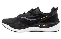 Saucony: Чёрные кроссовки 
