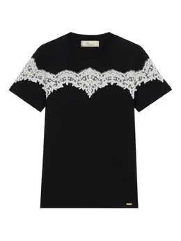 Blumarine: Кружевная футболка 