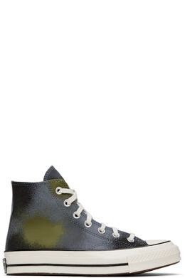 Converse: Серые кроссовки  Chuck 70 Hi