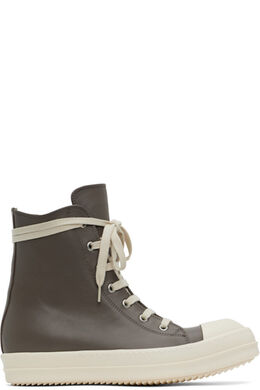 Rick Owens: Серые кроссовки 