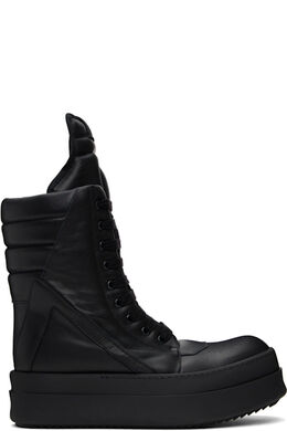 Rick Owens: Чёрные кроссовки  Geobasket