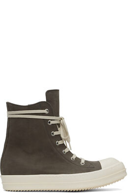Rick Owens: Серые кроссовки 