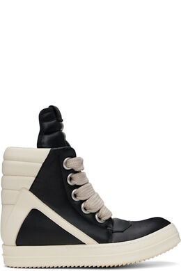 Rick Owens: Чёрные кроссовки  Geobasket