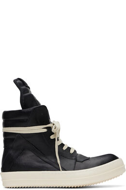 Rick Owens: Чёрные кроссовки  Geobasket