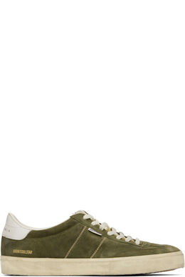 Golden Goose: Кроссовки  Star цвета хаки