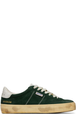 Golden Goose: Зелёные кроссовки  Star