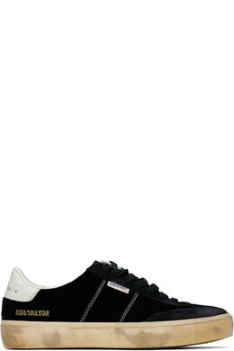 Golden Goose: Чёрные кроссовки  Star